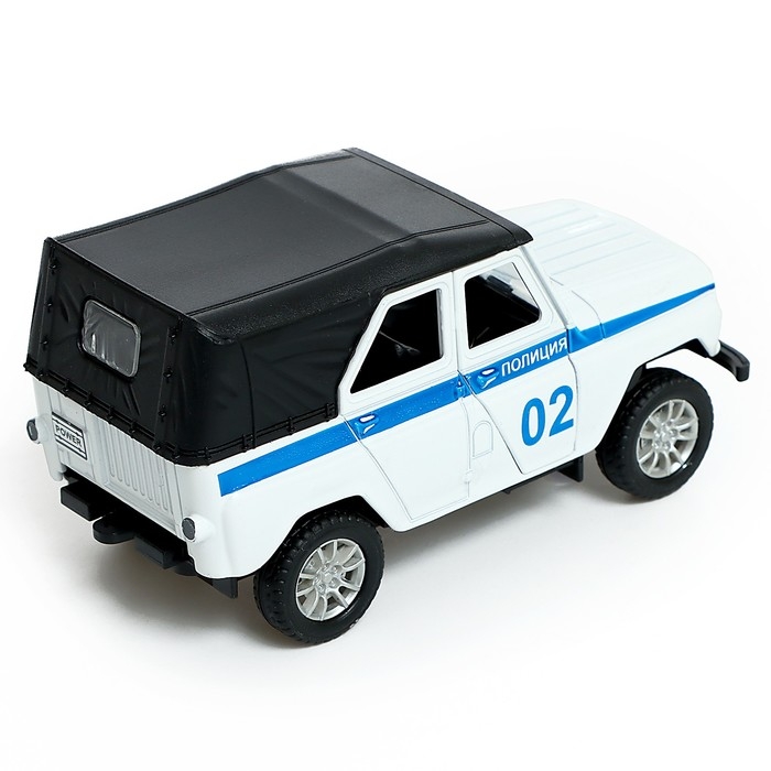 Машина металлическая УАЗ Hunter &laquo;Полиция&raquo;, инерция, 1:32, свет и звук