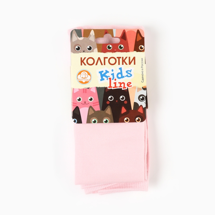 Колготки детские, цвет светло-розовый, рост 98-104 см