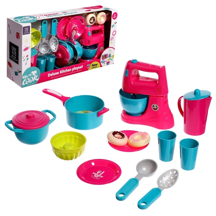 Игровой набор «Кухня», миксер, с аксессуарами Игровой набор «Кухня», миксер, с аксессуарами