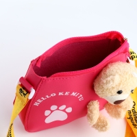 Сумка детская для девочки на молнии &laquo;Выбражулька&raquo;, цвет малиновый