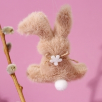 Мягкая игрушка &laquo;Зайчик&raquo; на подвесе, 11 см, цвет МИКС