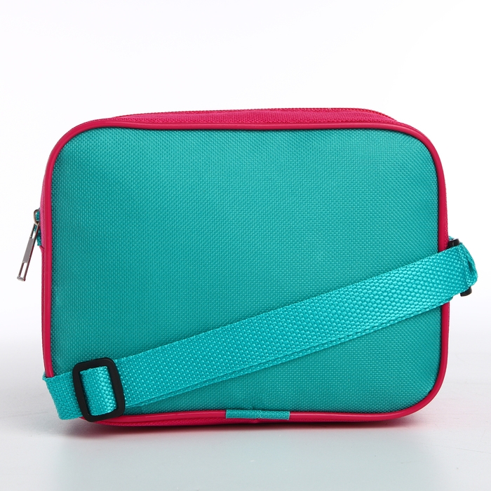 Сумка детская для девочки через плечо "Зайчик с букетом" 17х13х5 см