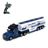 Грузовик радиоуправляемый «Бензовоз», работает от батареек, световые эффекты Грузовик радиоуправляемый «Бензовоз», работает от батареек, световые эффекты