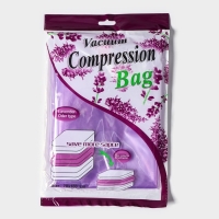 Вакуумный пакет для хранения одежды &laquo;Лаванда&raquo;, 70&times;100 см, ароматизированный, прозрачный