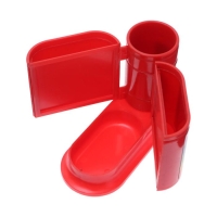 Набор настольный детский "Радуга" (подставка+2 карандаша+линейка+точилка+ластик+блокнот 8 листов) Набор настольный детский "Радуга" (подставка+2 карандаша+линейка+точилка+ластик+блокнот 8 листов)