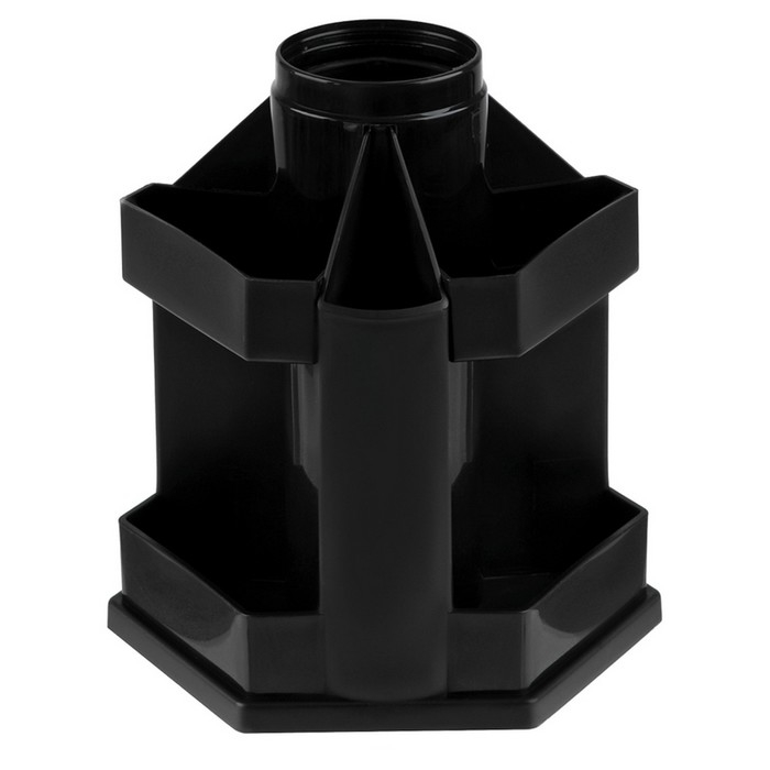 Подставка-органайзер для канцелярии Стамм Maxi Desk, вращающаяся, без наполнения, черная Подставка-органайзер для канцелярии Стамм Maxi Desk, вращающаяся, без наполнения, черная