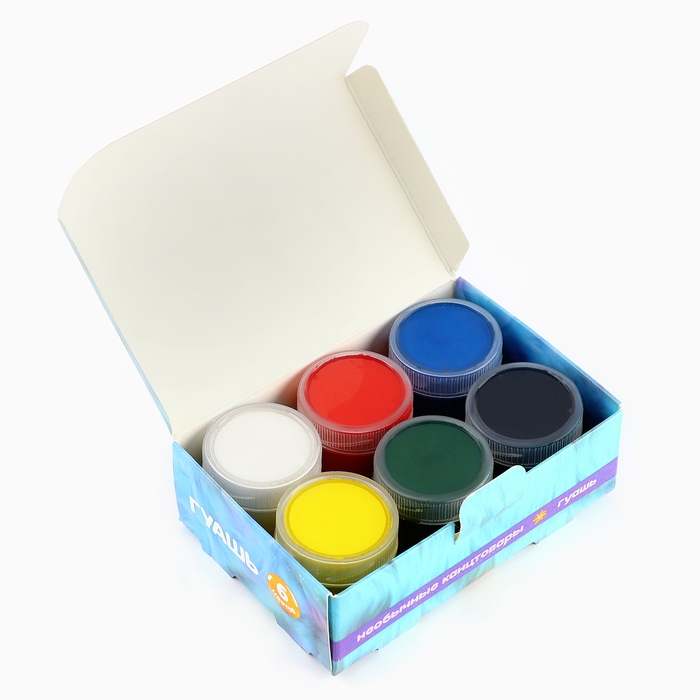 Гуашь 6 цветов по 20 мл &laquo;1 сентября: Буки Бяки&raquo;