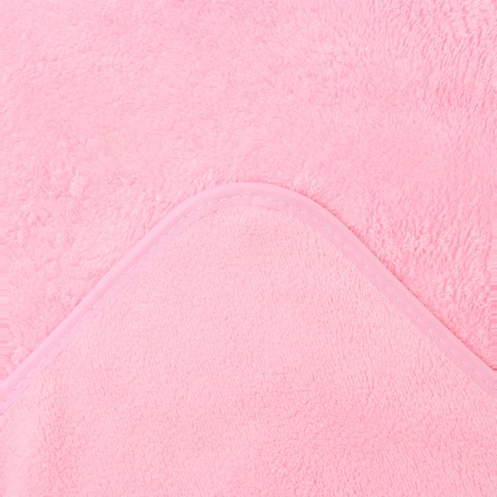 Полотенце-уголок LoveLife Полотенце-уголок LoveLife "Зайчик", цв. розовый, 80х80 см, 100% пэ, микрофибра