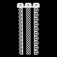 Трафарет пластик "Бордюр. Узоры" 10х23 см Трафарет пластик "Бордюр. Узоры" 10х23 см