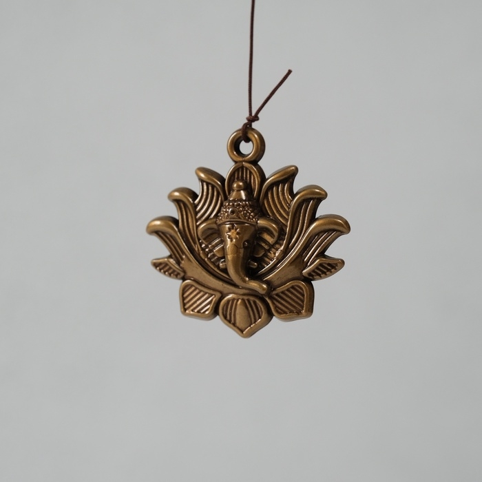 Музыка ветра металл Музыка ветра металл "Ганеша: мудрость и благополучие" 4 трубки 1,8х16х57 см