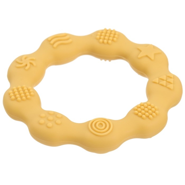 Прорезыватель силиконовый «Колечко», цвет желтый, Mum&Baby Прорезыватель силиконовый «Колечко», цвет желтый, Mum&Baby