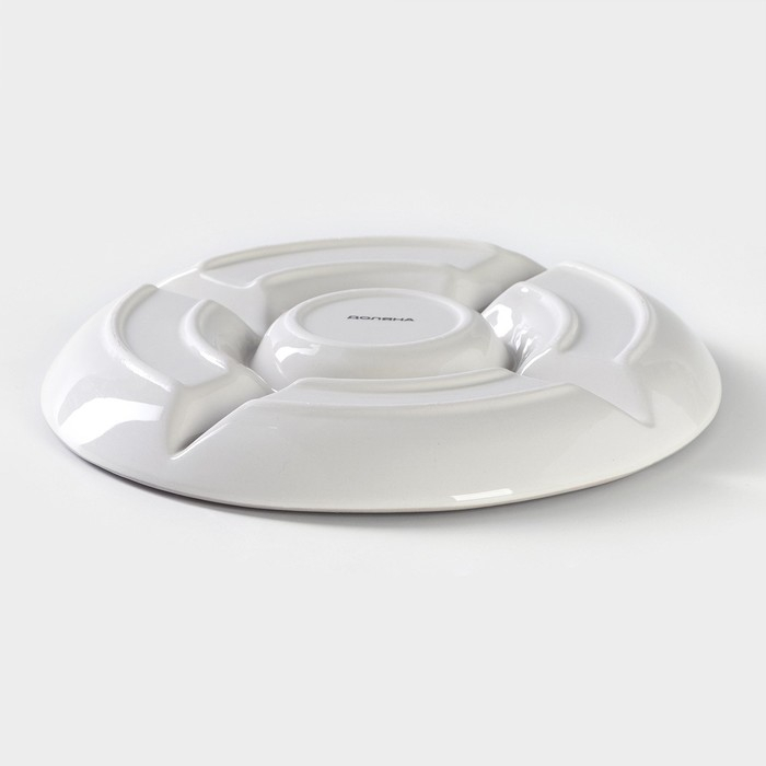 Менажница 5 ячеек Доляна &laquo;Зайка&raquo;, d=26 см