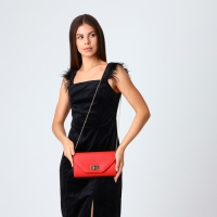 Сумка-клатч на магните, цвет красный Сумка-клатч на магните, цвет красный