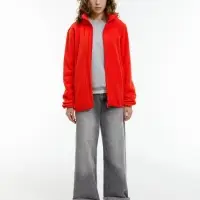 Куртка флисовая унисекс Nesse, красная, размер M/L Куртка флисовая унисекс Nesse, красная, размер M/L