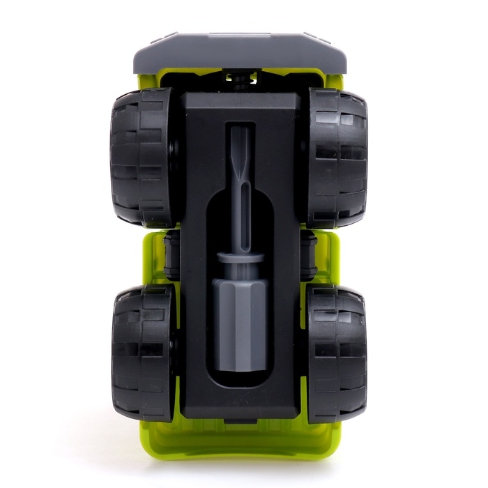 Конструктор винтовой &laquo;Фермерский транспорт&raquo;, набор 2 штуки, с отвёрткой, 55 деталей