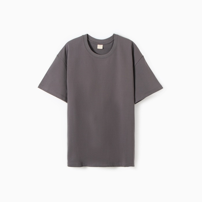 Футболка мужская MINAKU: Own opion, цвет серый, р-р 50-52