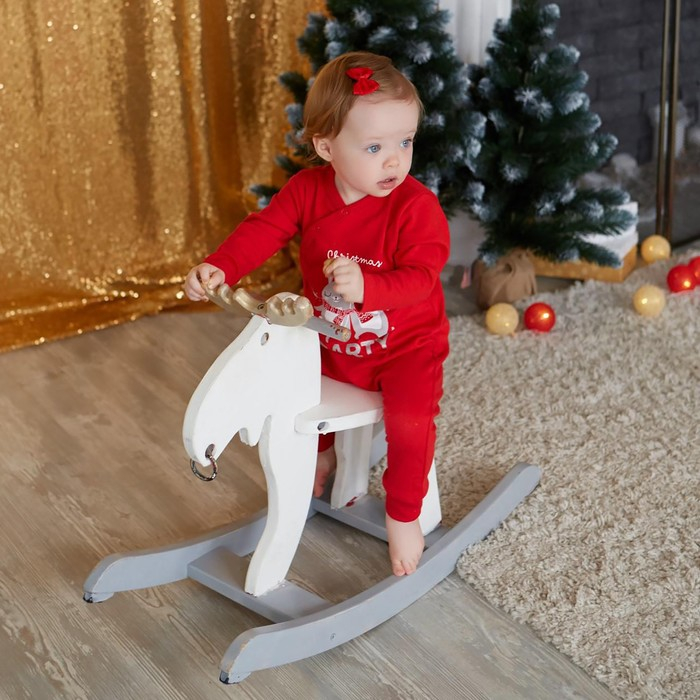Комбинезон Крошка Я Комбинезон Крошка Я "Winter party", рост 86-92 см, красный