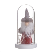 Ночник колба "Дед мороз" LED 3хААА красный 11х11х22,5см Ночник колба "Дед мороз" LED 3хААА красный 11х11х22,5см