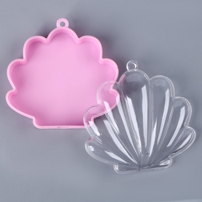 Основа для творчества и декорирования &laquo;Ракушка&raquo;, набор 3 шт., размер 1 шт. &mdash; 8,5 &times; 8,5 &times; 2,5 см