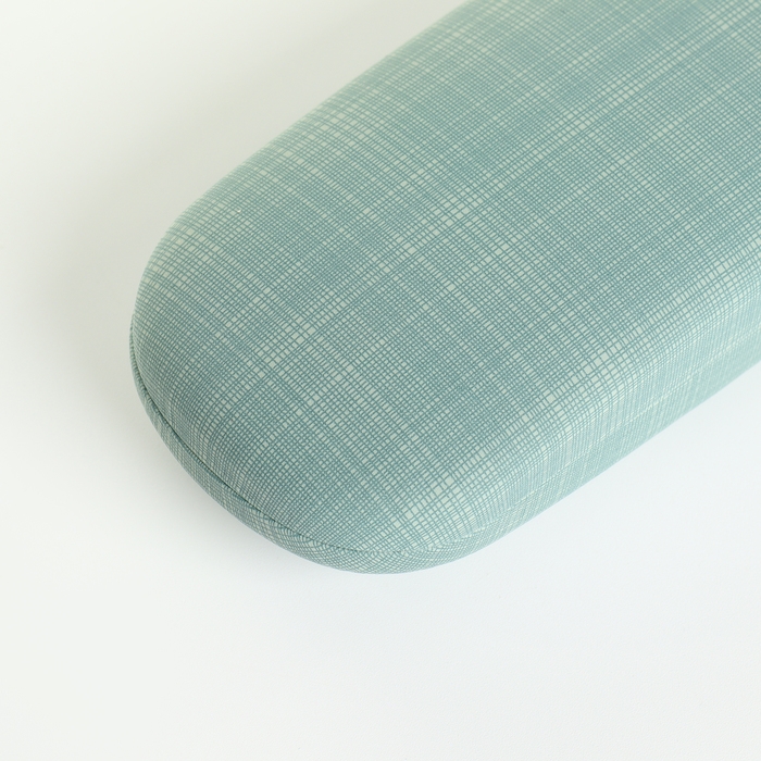 Футляр для очков на хлопушке, длина 16 см, цвет зелёный Футляр для очков на хлопушке, длина 16 см, цвет зелёный