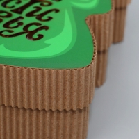 Коробка подарочная &laquo;Ёлочка&raquo;, 23.3 х 19.5 х 5 см, Новый год