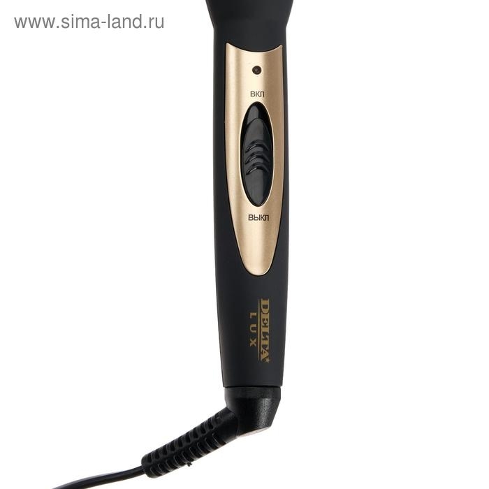 Стайлер для завивки DELTA LUX DL-0637, 25 Вт, d=10 мм, 180ºС, керамическое покрытие Стайлер для завивки DELTA LUX DL-0637, 25 Вт, d=10 мм, 180ºС, керамическое покрытие
