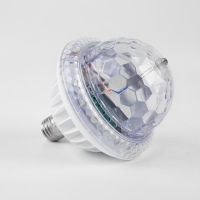 Световой прибор «Вокруг сферы» 12 см, Е27, динамик, пульт ДУ, свечение RGB Световой прибор «Вокруг сферы» 12 см, Е27, динамик, пульт ДУ, свечение RGB