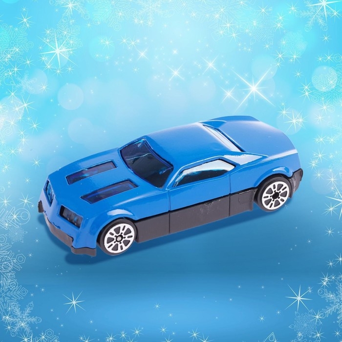 Новогодний шар с игрушкой &laquo;Гоночная машинка&raquo;, МИКС