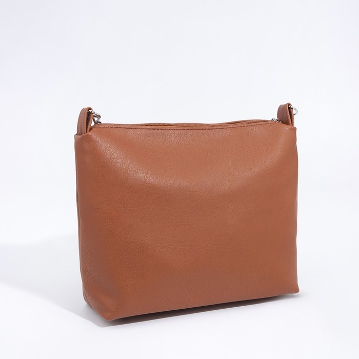 Сумка кросс-боди на молнии, цвет рыжий Сумка кросс-боди на молнии, цвет рыжий