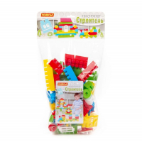 Конструктор «Строитель», 66 деталей, в мешке Конструктор «Строитель», 66 деталей, в мешке