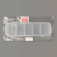 Органайзер для хранения, с крышкой, 28&times;9&times;7 см, прозрачный