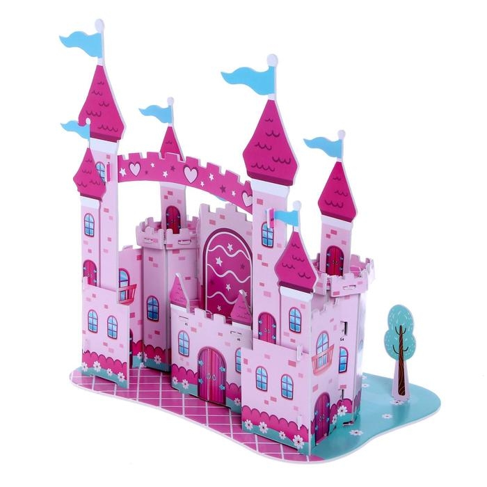 3D Конструктор из пенокартона &laquo;Волшебный замок&raquo;, 21 деталь