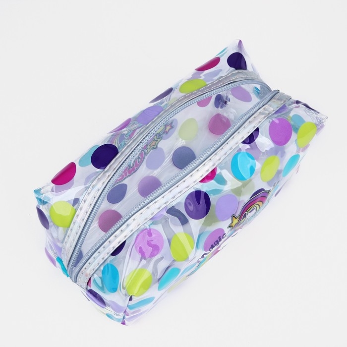 Набор косметичек для бассейна, 2 в 1, цвет серебряный/разноцветный