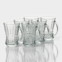 Набор стеклянных кружек Lav &laquo;Венера&raquo;, 150 мл, 8,7&times;7,1&times;9,5 см, 6 шт