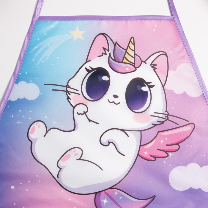 Фартук с нарукавниками детский Этель &laquo;Котик&raquo;, 49 х 39 см