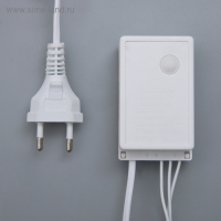 Гирлянда «Нить» 20 м, IP44, белая нить, 200 LED, свечение синее, 8 режимов, 220 В Гирлянда «Нить» 20 м, IP44, белая нить, 200 LED, свечение синее, 8 режимов, 220 В