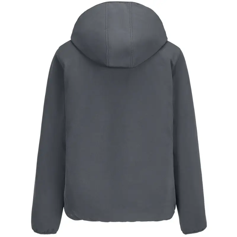 Куртка софтшелл с капюшоном женская Falcon Women, темно-серая, размер S