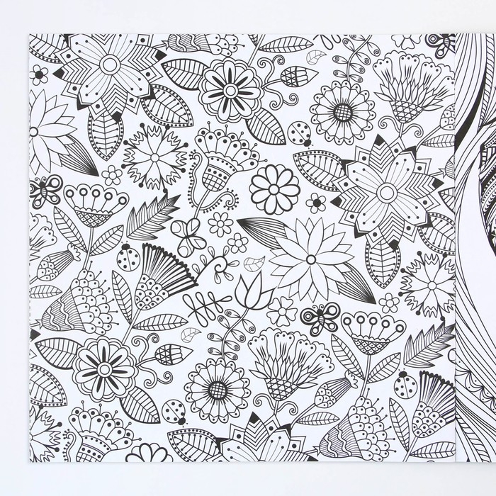 Раскраска - антистресс, альбом &laquo;Волшебные узоры&raquo; 20 стр.