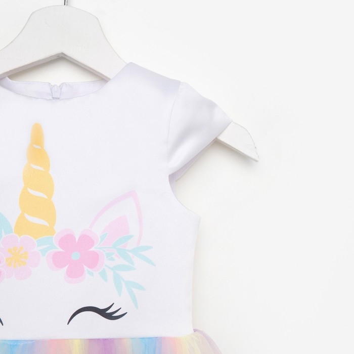 Платье детское "Единорог" KAFTAN, р. 30 (98-104 см)