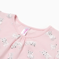Ночная сорочка для девочки, цвет розовый/леопард, рост 98 см