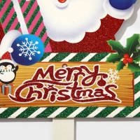 Топпер декоративный "Дедушка мороз" 18х68 см Топпер декоративный "Дедушка мороз" 18х68 см