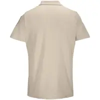 Рубашка поло унисекс Pulse, бежевая (льняная), размер XL