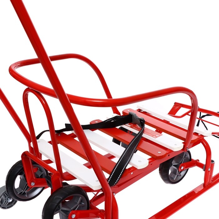 Санки &laquo;Тимка 5 универсал&raquo;, цвет алый