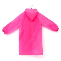 Дождевик детский со светоотражающими элементами, цвет розовый (120-160 см) Дождевик детский со светоотражающими элементами, цвет розовый (120-160 см)