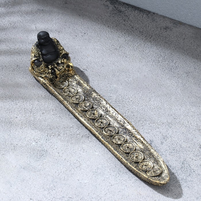 Подставка для благовоний Подставка для благовоний "Сила", 23 х 5.5 х 5.5 см, бетон, микс