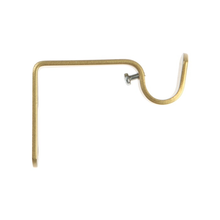 Кронштейн для карниза D20 однорядный 8 см, цвет золото Кронштейн для карниза D20 однорядный 8 см, цвет золото