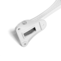 Фиксатор дверной "АЛЛЮР" КН-130 WW, "козья ножка", белый Фиксатор дверной "АЛЛЮР" КН-130 WW, "козья ножка", белый