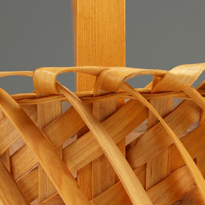 Корзина плетеная, 18 x 14 x 10,5/23 см, секвойя Корзина плетеная, 18 x 14 x 10,5/23 см, секвойя