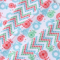 Салфетка новогодняя для уборки Доляна &laquo;С Новым Годом&raquo;, 5 шт, 220 г/м&sup2;, 30&times;30 см, микрофибра, цвет МИКС