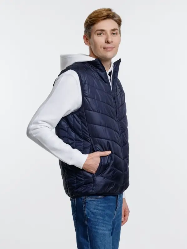 Жилет с подогревом Thermalli Valmorel, темно-синий, размер S